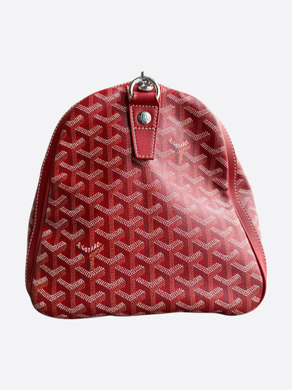 Goyard Red Croisiere 40 Duffel Bag