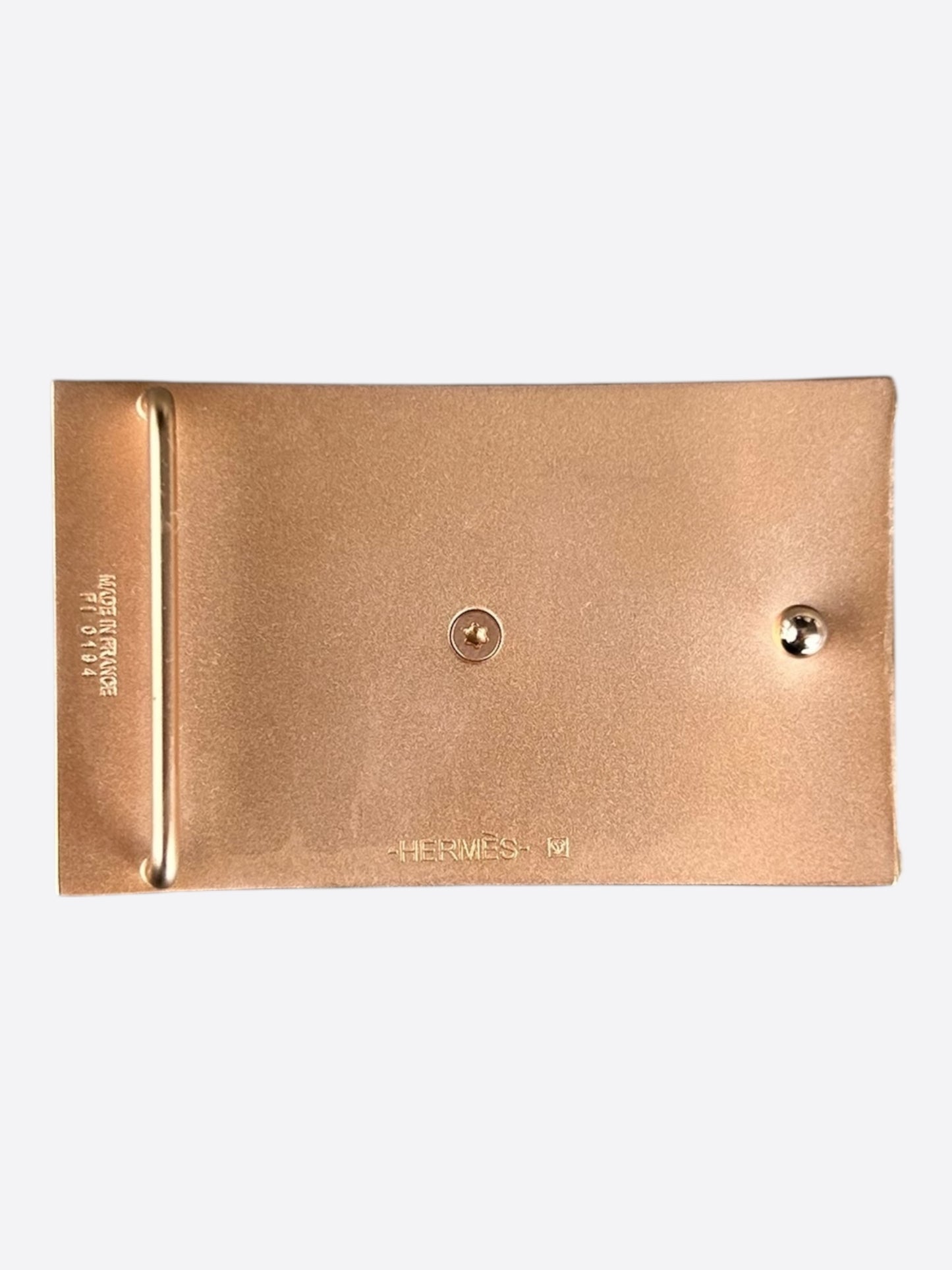 Hermes Gold Collier De Chien Belt Buckle