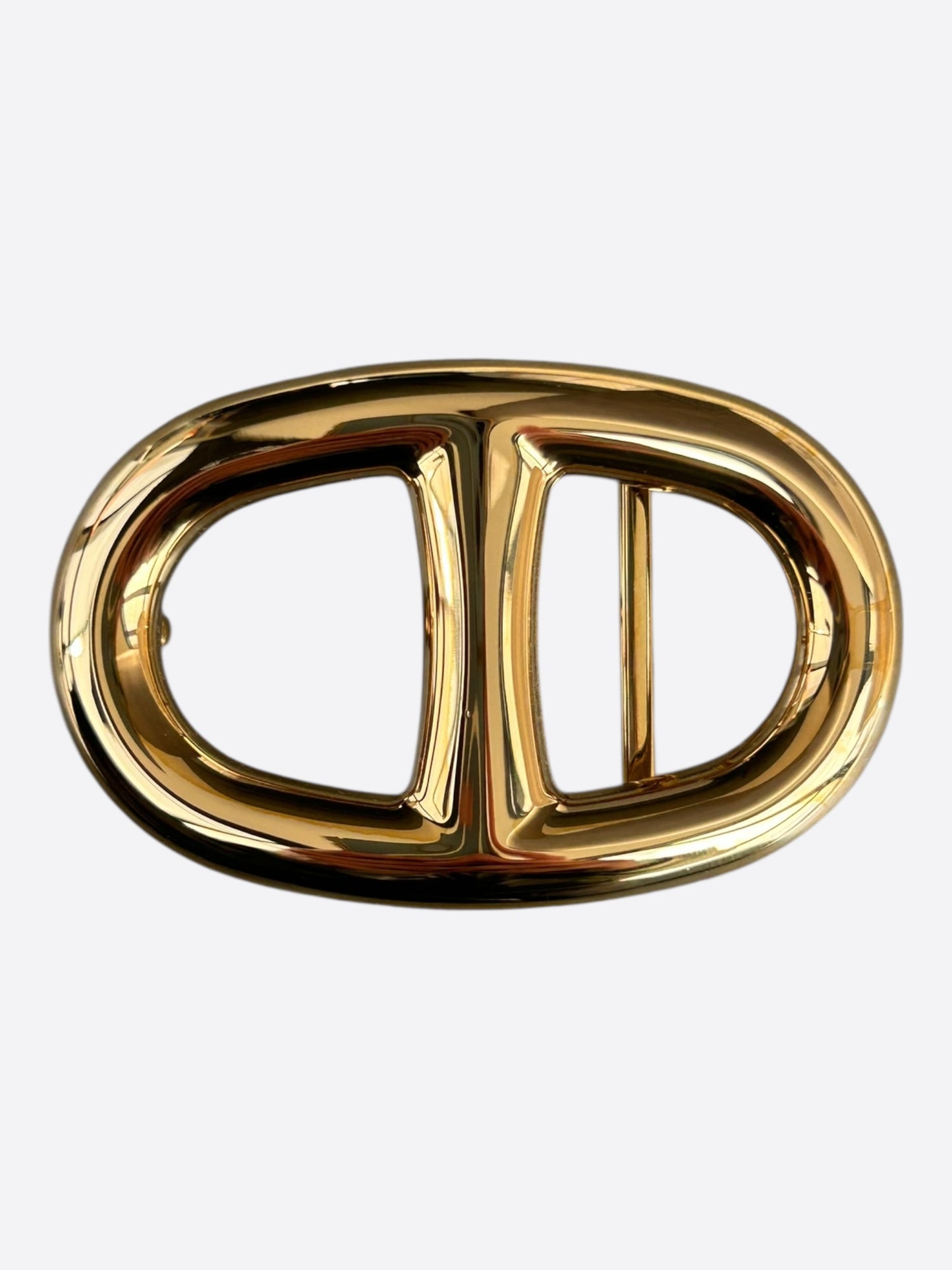 Hermes Gold Chaine d'Ancre Belt Buckle