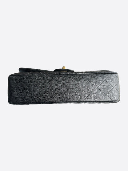 Chanel Black Caviar Quilted Medium Flap Bag