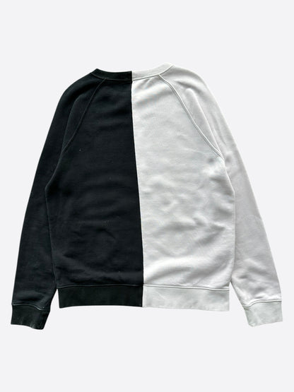 Louis Vuitton Black & White Peace & Love Split Sweater