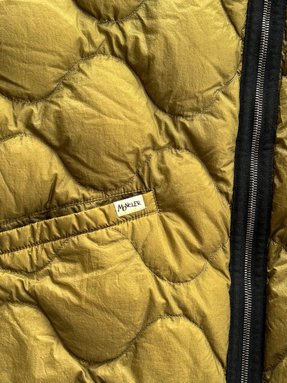 Moncler Olive Jaeckin Quilted Bomber Jacket