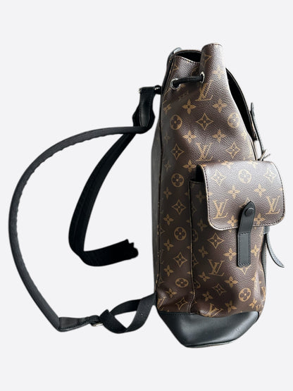 Louis Vuitton Brown Macassar Monogram Christopher Backpack