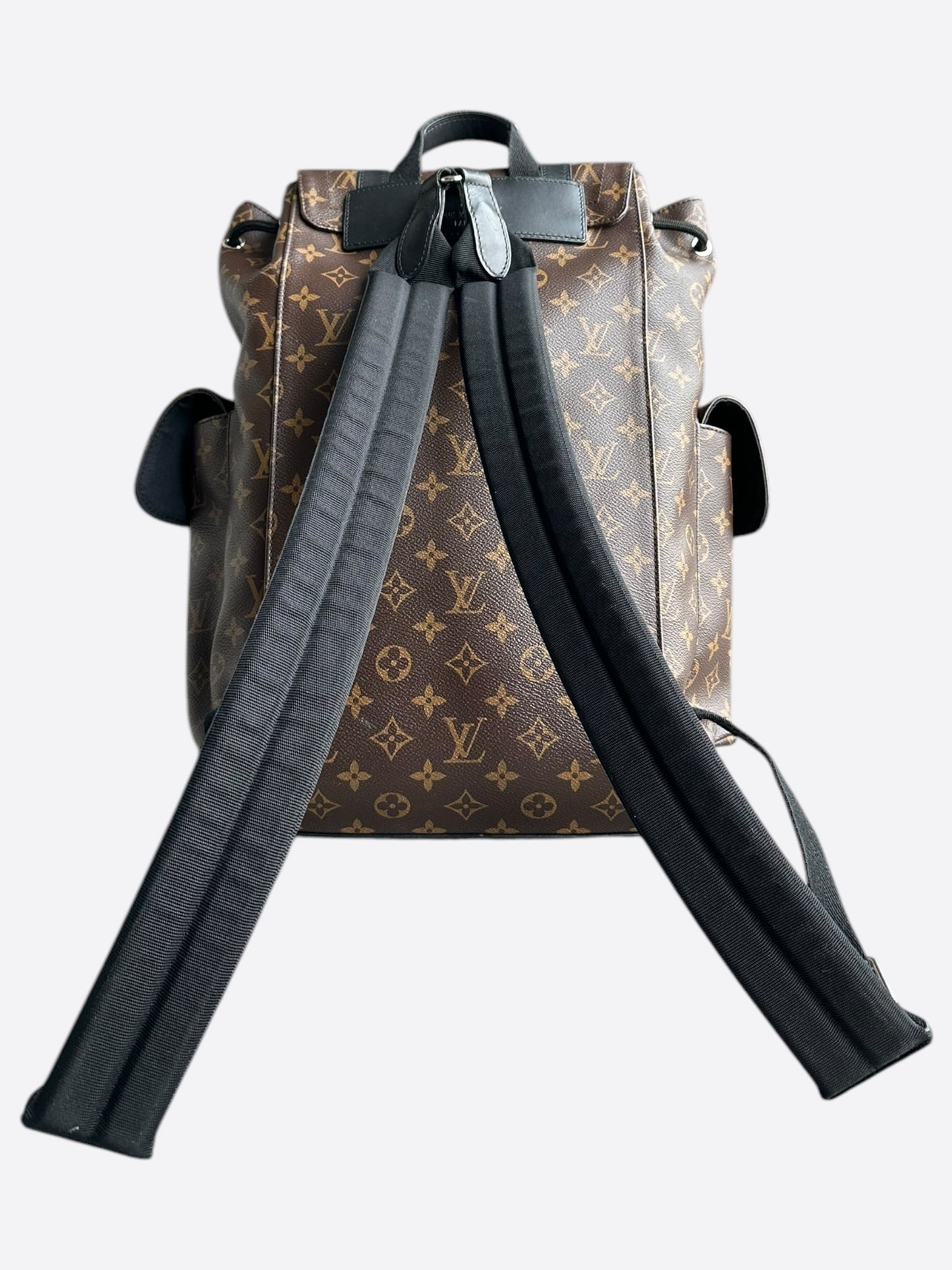 Louis Vuitton Brown Macassar Monogram Christopher Backpack