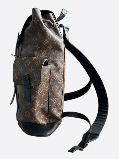 Louis Vuitton Brown Macassar Monogram Christopher Backpack