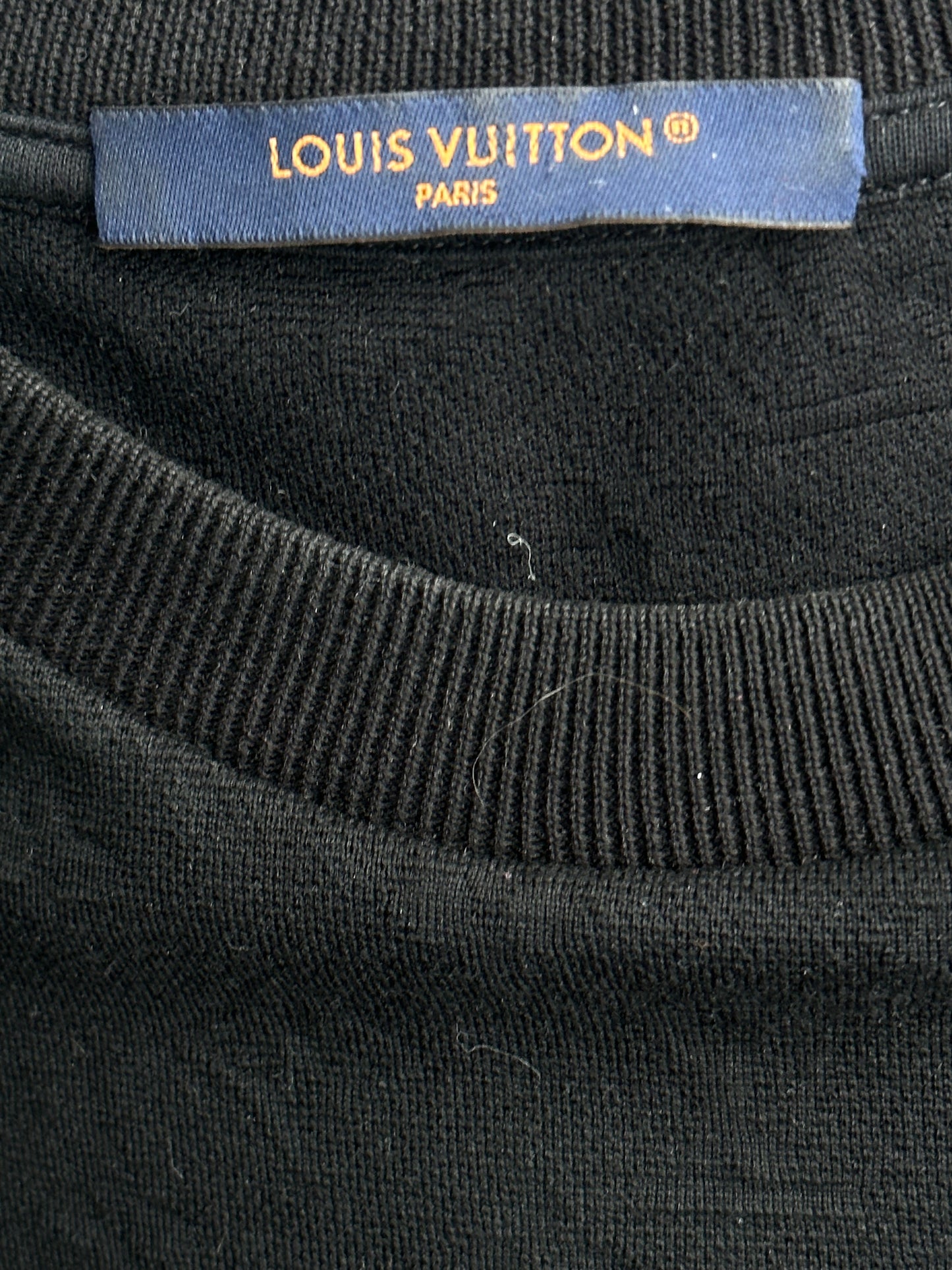 Louis Vuitton Black Monogram Pocket T-Shirt