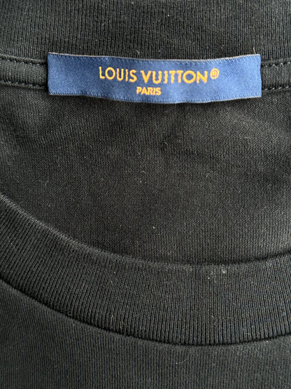 Louis Vuitton Black & White Monogram Gradient T-Shirt