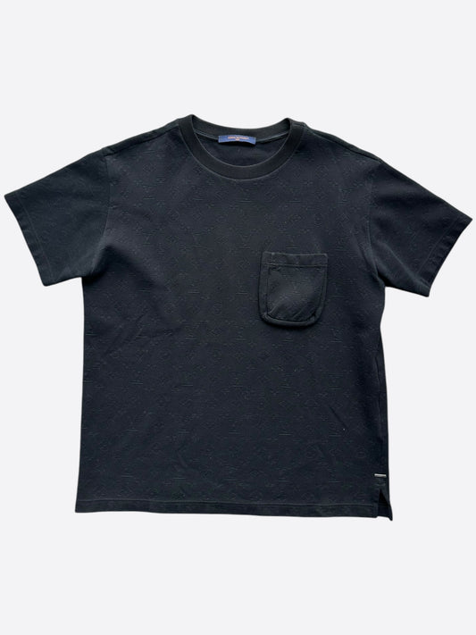 Louis Vuitton Black Monogram Pocket T-Shirt