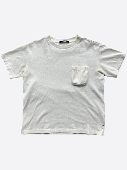 Louis Vuitton White Monogram Pocket T-Shirt