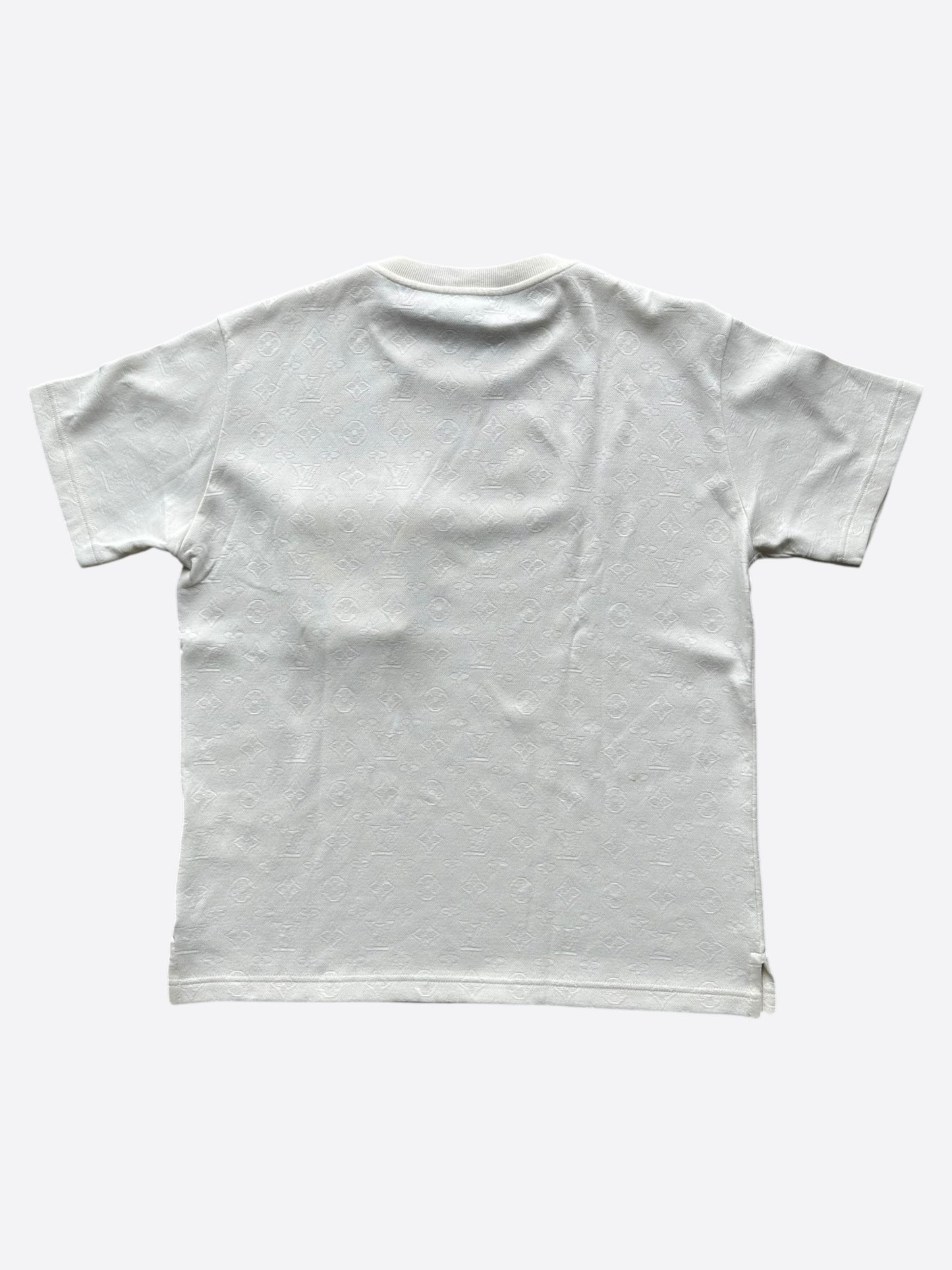 Louis Vuitton White Monogram Pocket T-Shirt