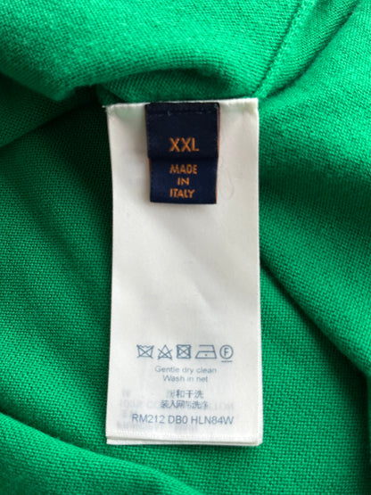 Louis Vuitton Green & White Everyday Logo Intarsia T-Shirt