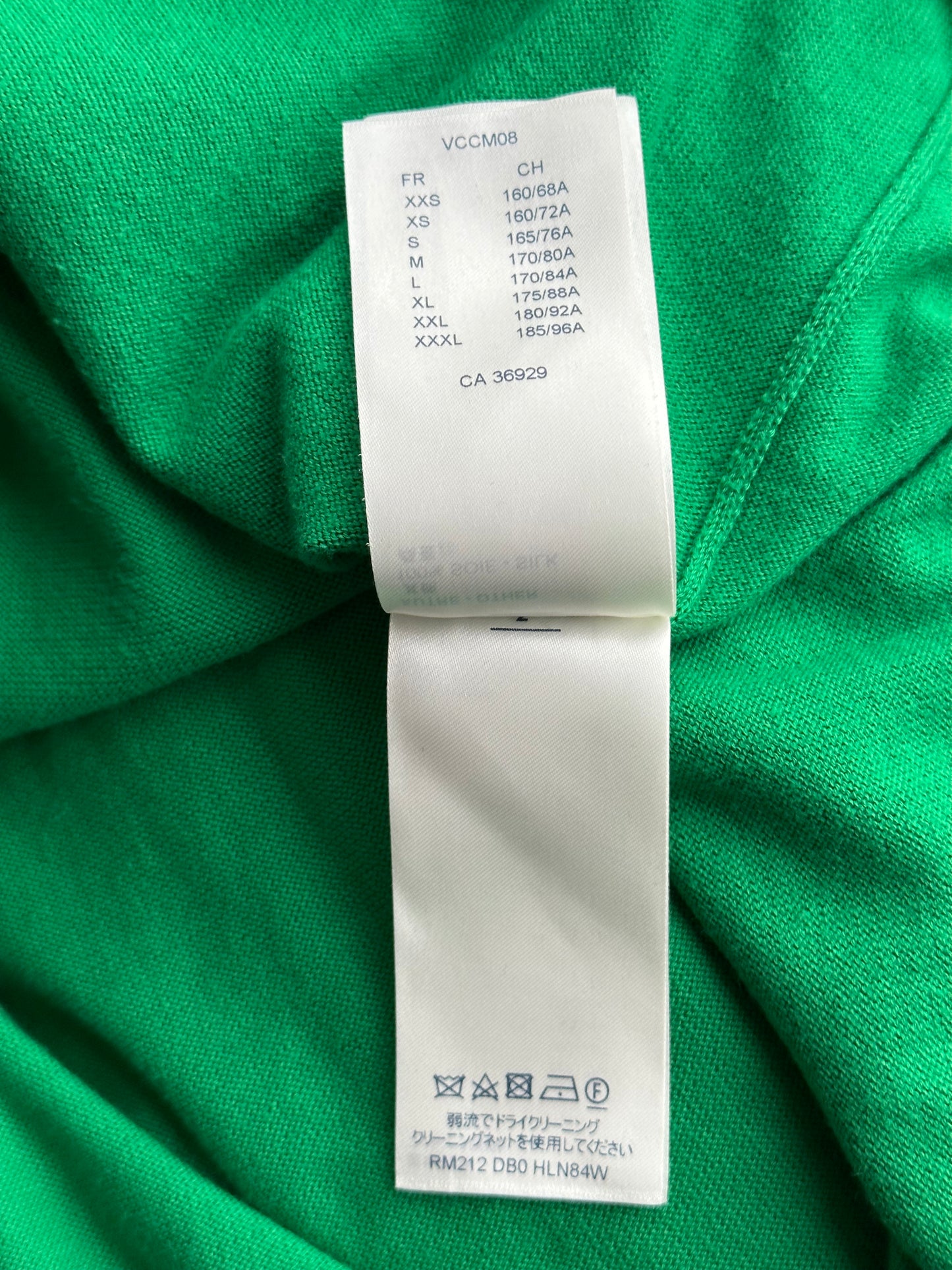 Louis Vuitton Green & White Everyday Logo Intarsia T-Shirt