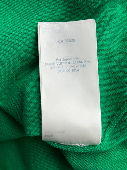 Louis Vuitton Green & White Everyday Logo Intarsia T-Shirt