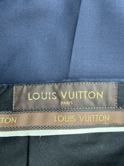 Louis Vuitton Navy Wool Dress Pants