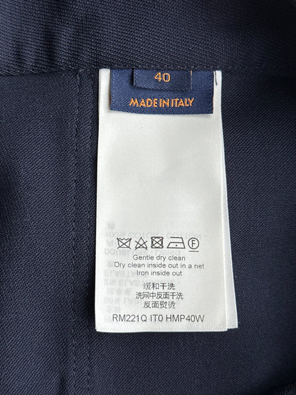 Louis Vuitton Navy Cargo Pants