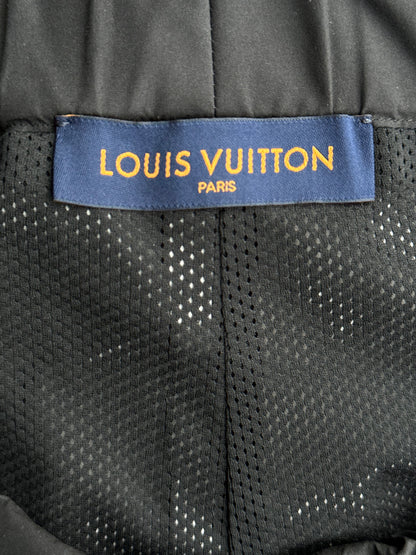 Louis Vuitton Black & Grey 2054 Monogram Heat Reflective Track Pants