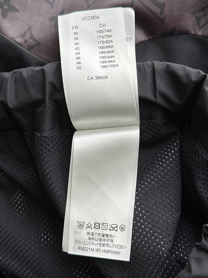 Louis Vuitton Black & Grey 2054 Monogram Heat Reflective Track Pants