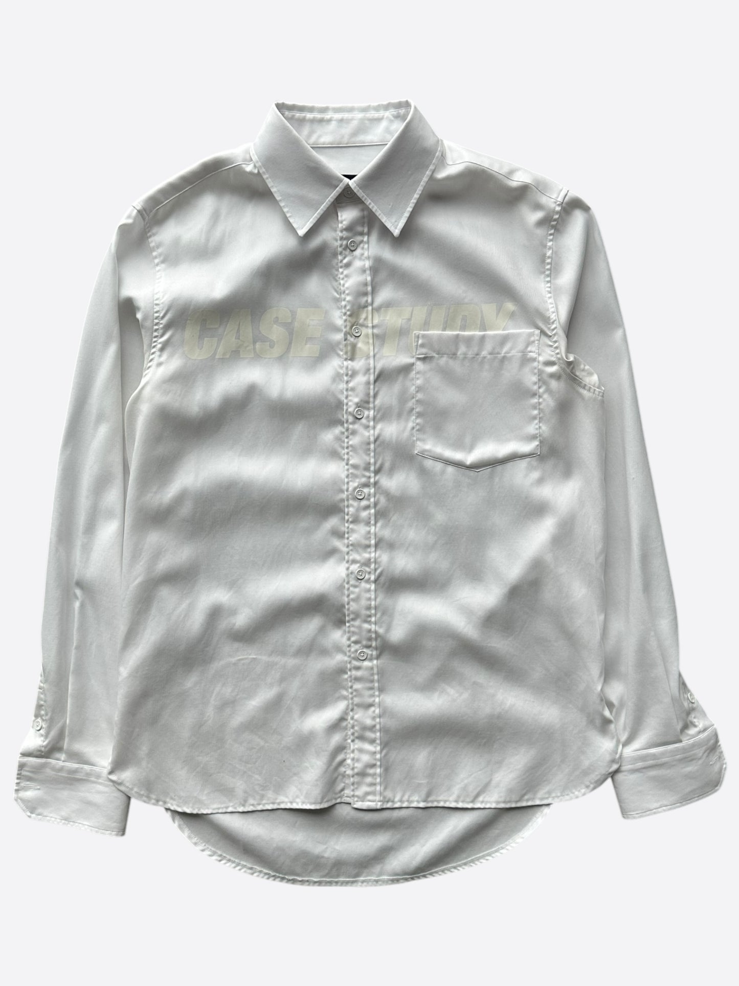 Louis Vuitton White Case Study Button Up Shirt