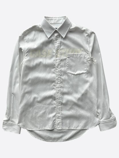 Louis Vuitton White Case Study Button Up Shirt