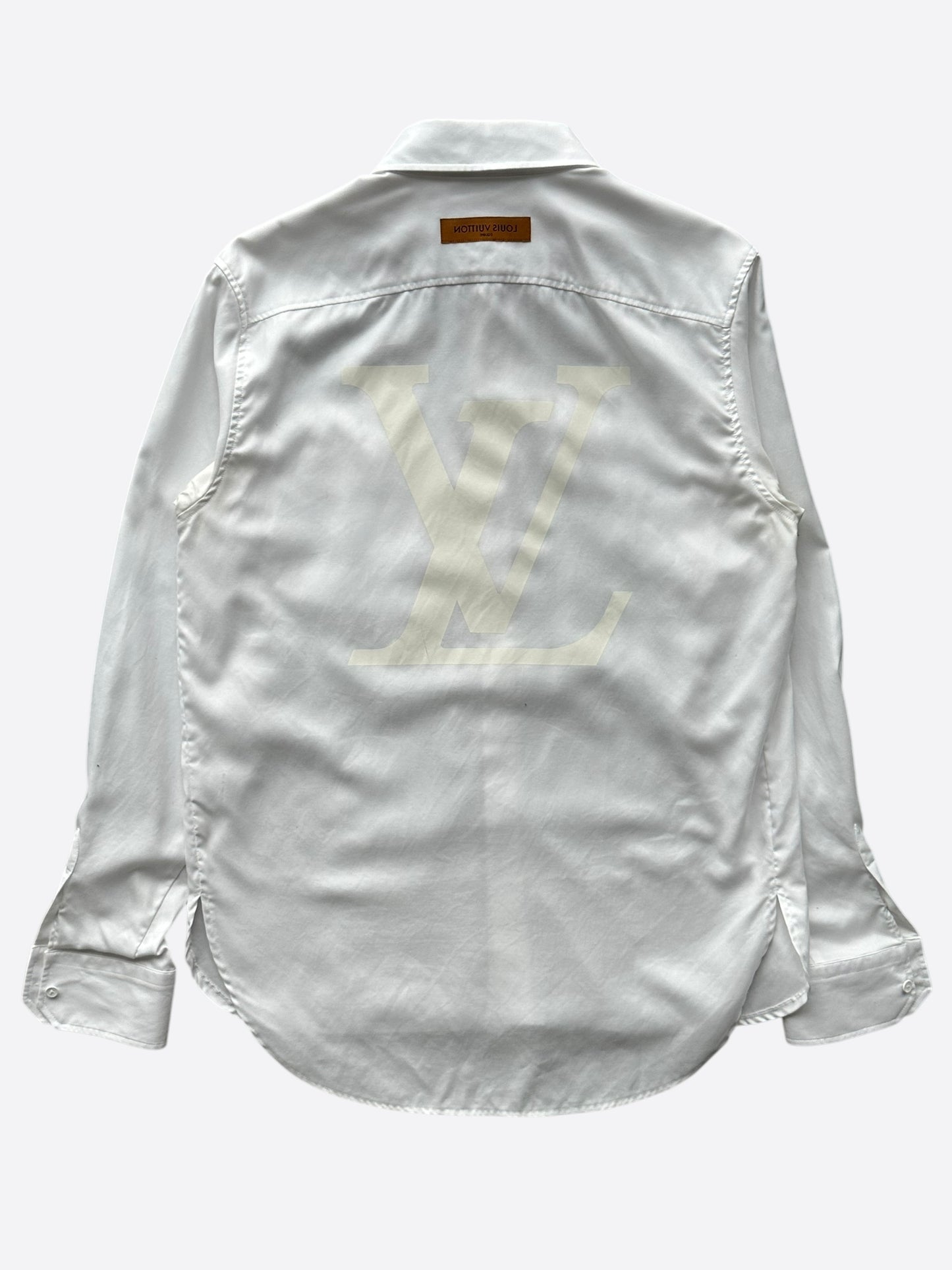 Louis Vuitton White Case Study Button Up Shirt