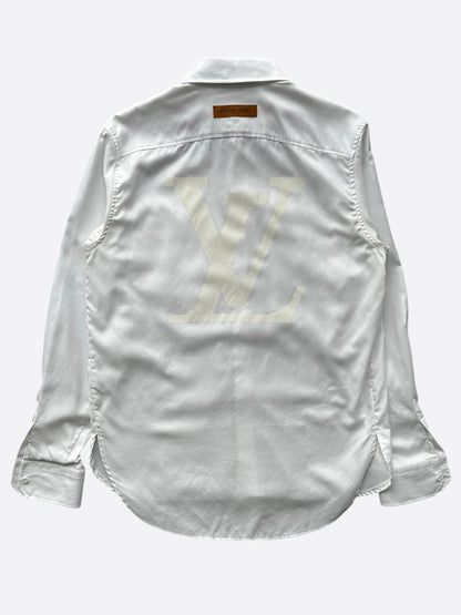 Louis Vuitton White Case Study Button Up Shirt