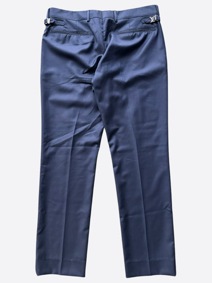 Louis Vuitton Navy Wool Dress Pants