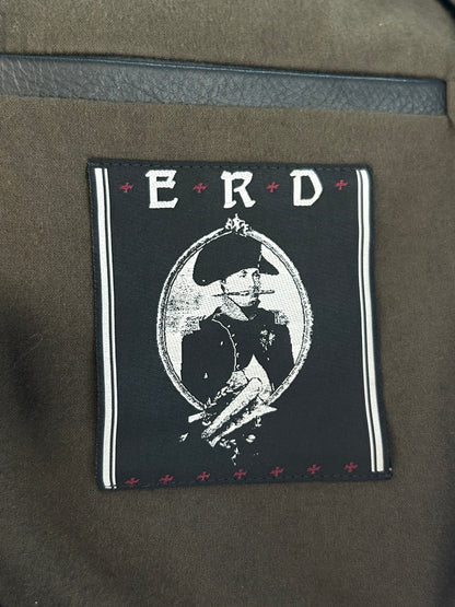 Enfants Riches Deprimes Black & White Dog In Restraint Leather Jacket