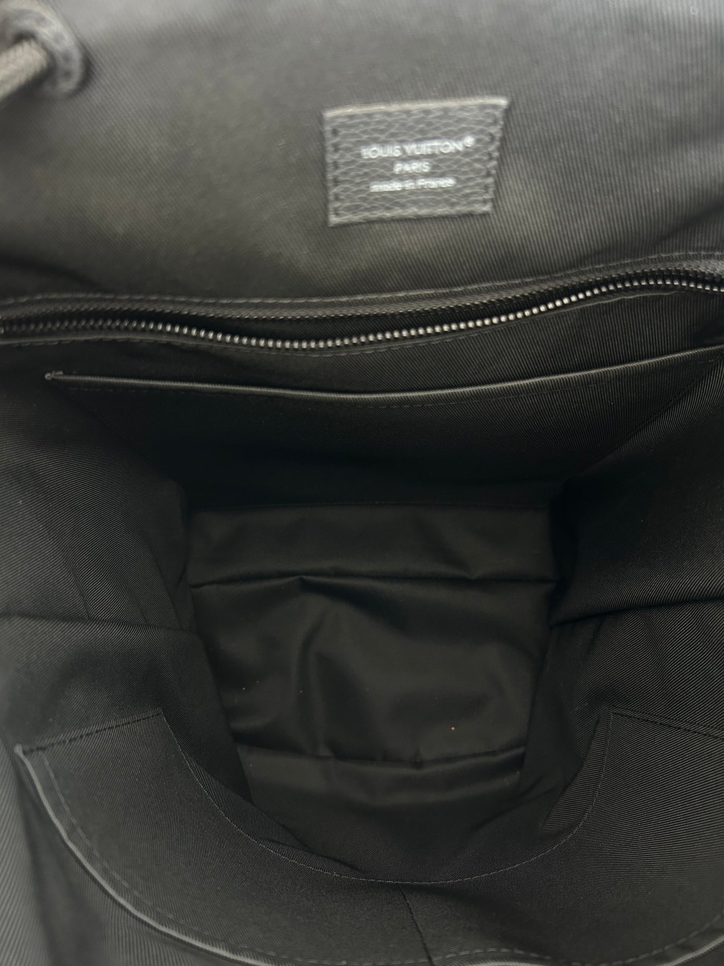 Louis Vuitton Black Damoflage Christopher Backpack