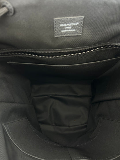 Louis Vuitton Black Damoflage Christopher Backpack