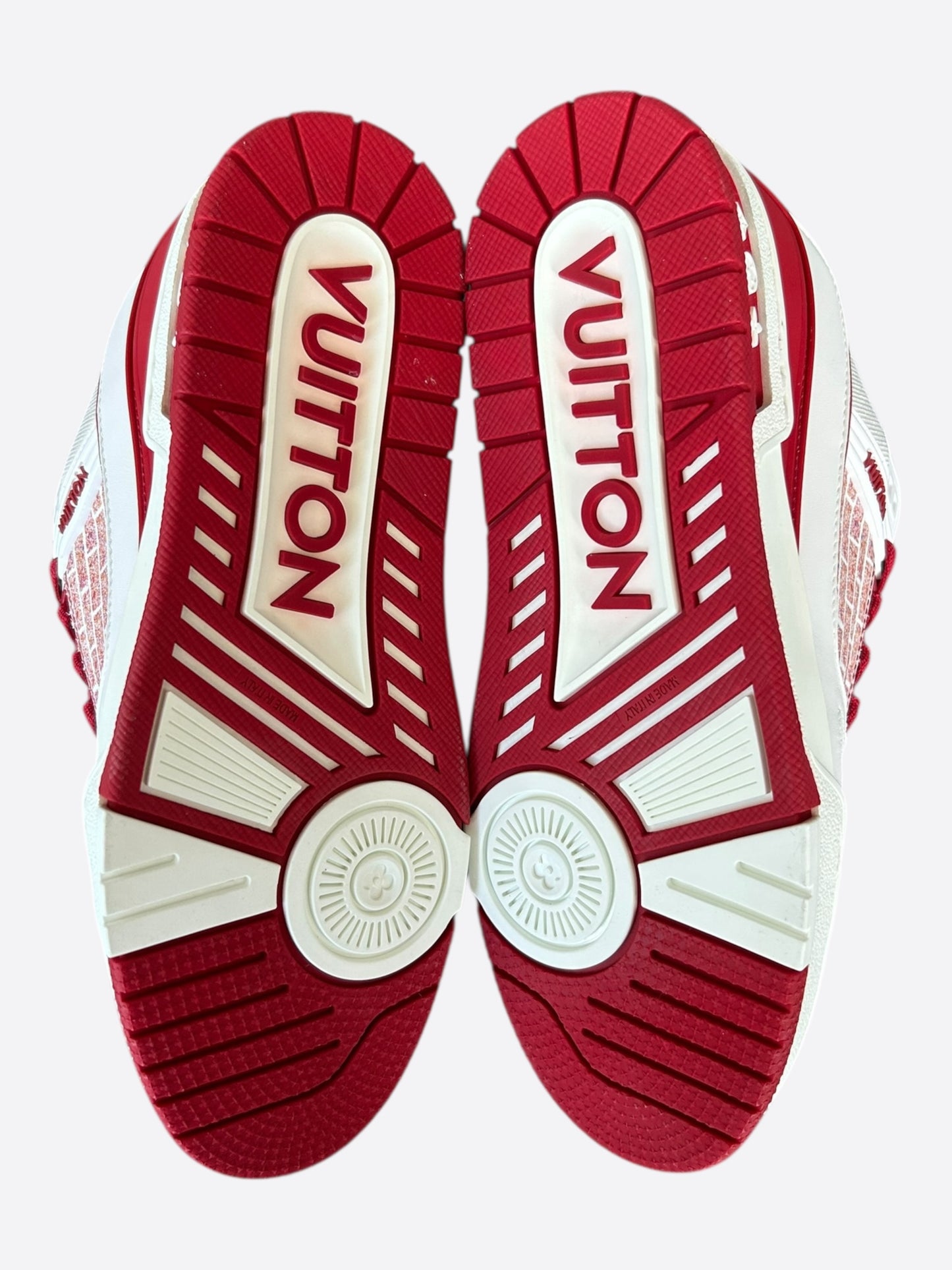 Louis Vuitton Lady Pink Red & White Residence Trainers