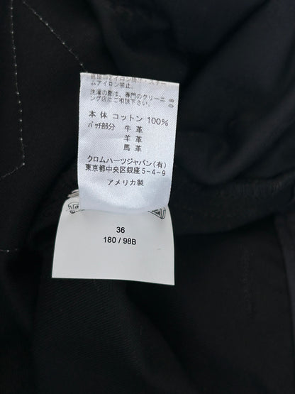 Chrome Hearts Matty Boy Black Cross Patch Carpenter Shorts