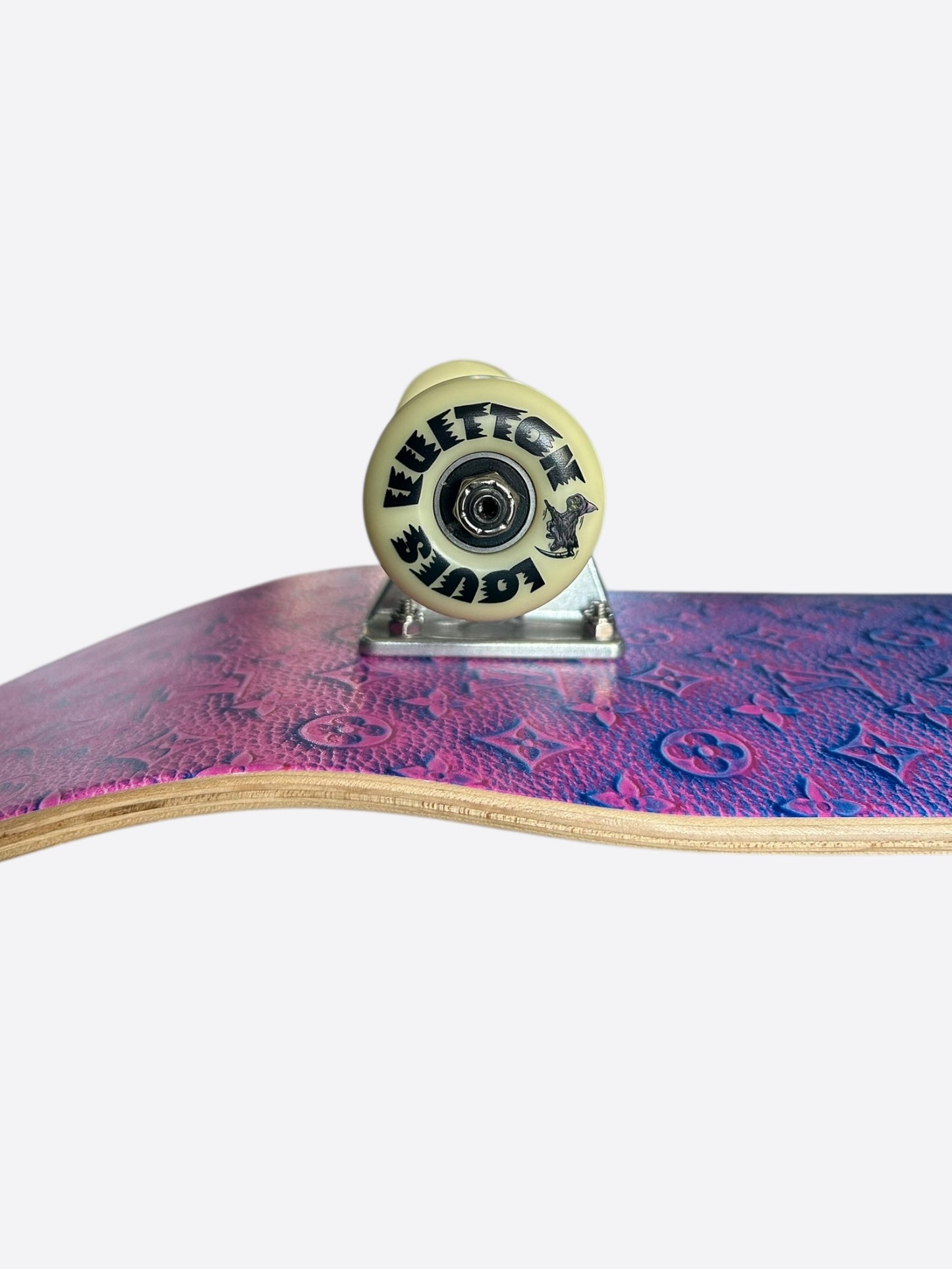 Louis Vuitton Pink & Blue Illusion Monogram Skateboard