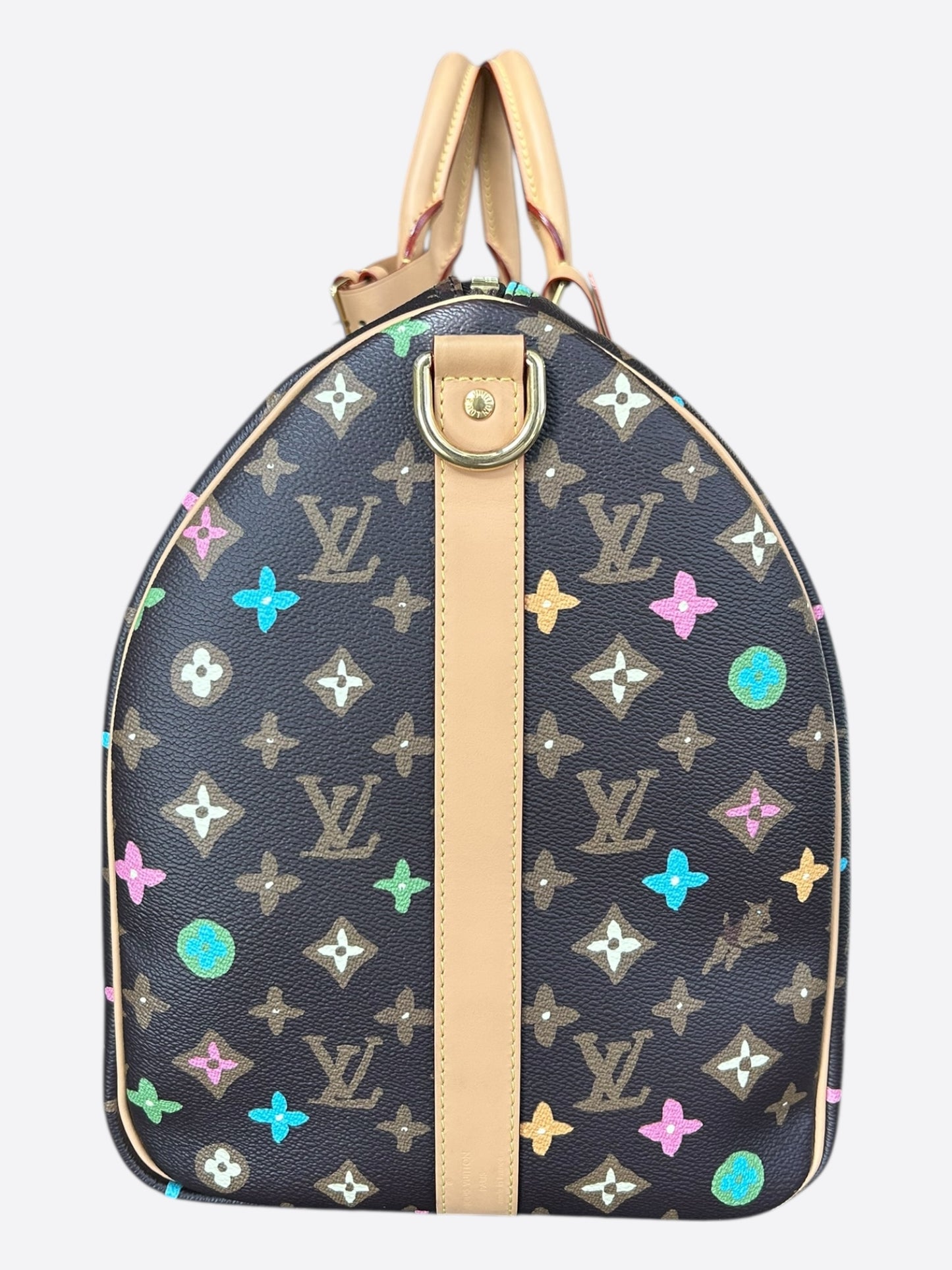 Louis Vuitton Tyler The Creator Brown & Multicolor Monogram Keepall 50