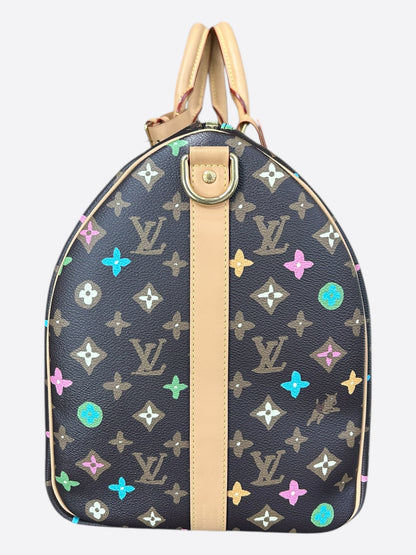 Louis Vuitton Tyler The Creator Brown & Multicolor Monogram Keepall 50