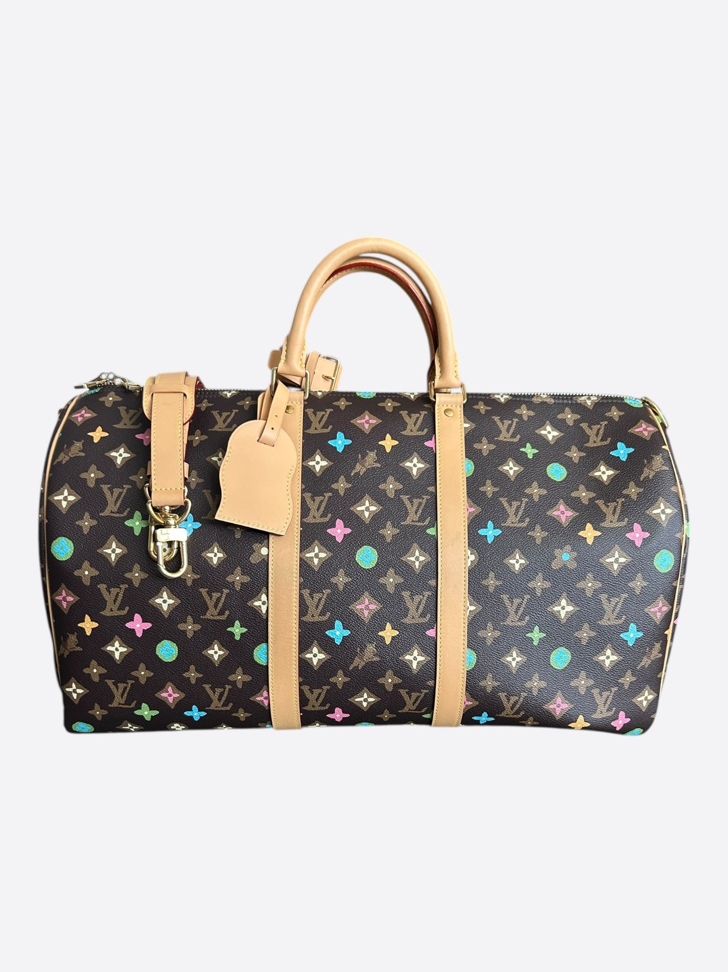 Louis Vuitton Tyler The Creator Brown & Multicolor Monogram Keepall 50