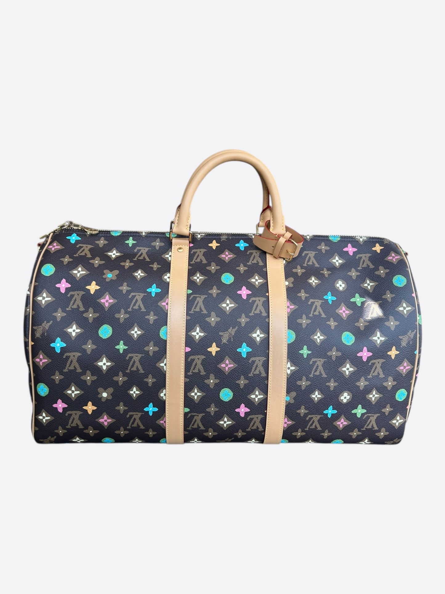 Louis Vuitton Tyler The Creator Brown & Multicolor Monogram Keepall 50