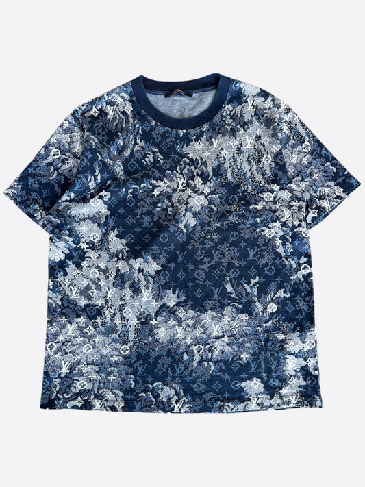 Louis Vuitton Blue Tapestry Monogram T-Shirt