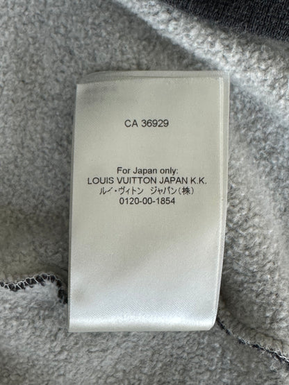 Louis Vuitton Grey & Silver Bubble Logo Hoodie