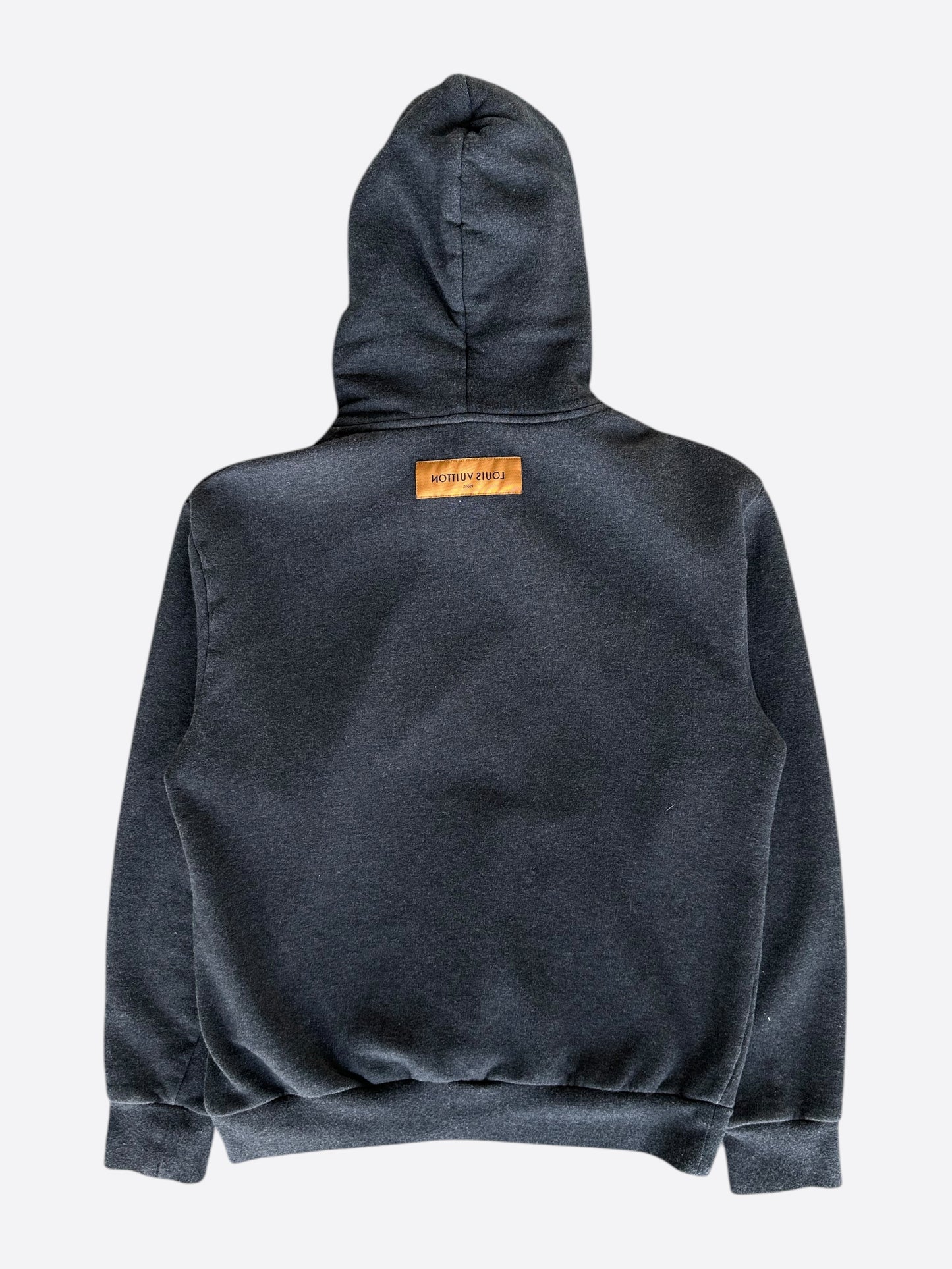 Louis Vuitton Grey & Silver Bubble Logo Hoodie