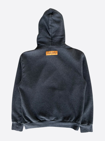 Louis Vuitton Grey & Silver Bubble Logo Hoodie