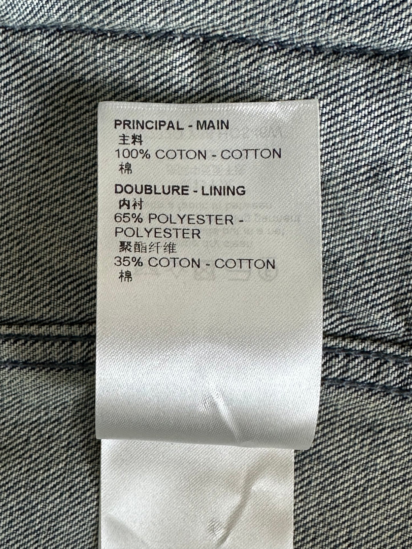 Louis Vuitton Blue Monogram Workwear Denim Shirt