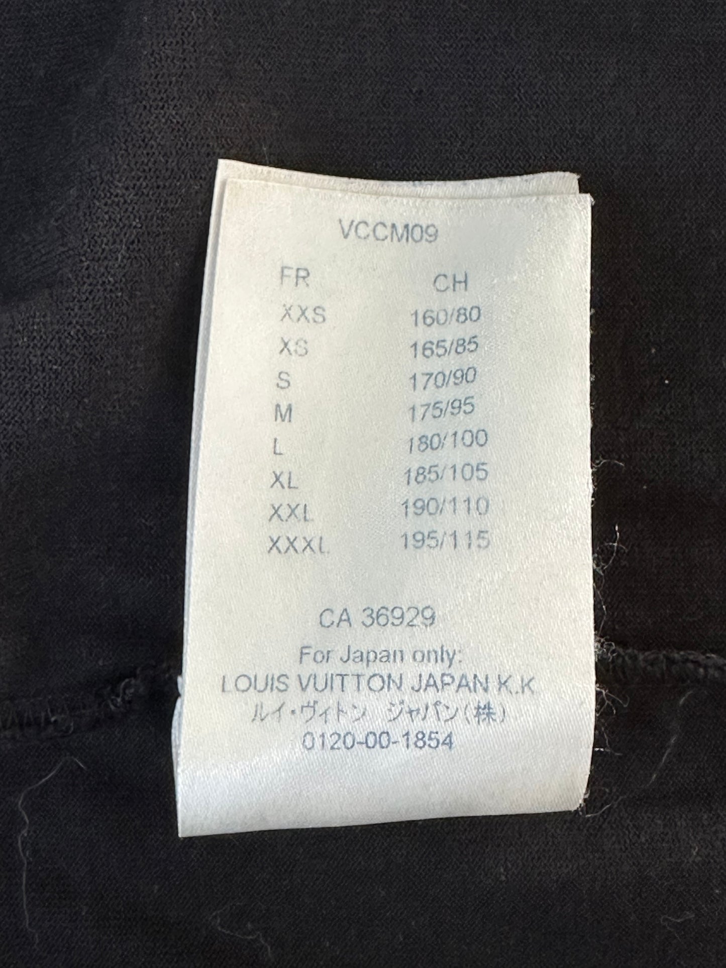 Louis Vuitton Black & White Planes Logo T-Shirt