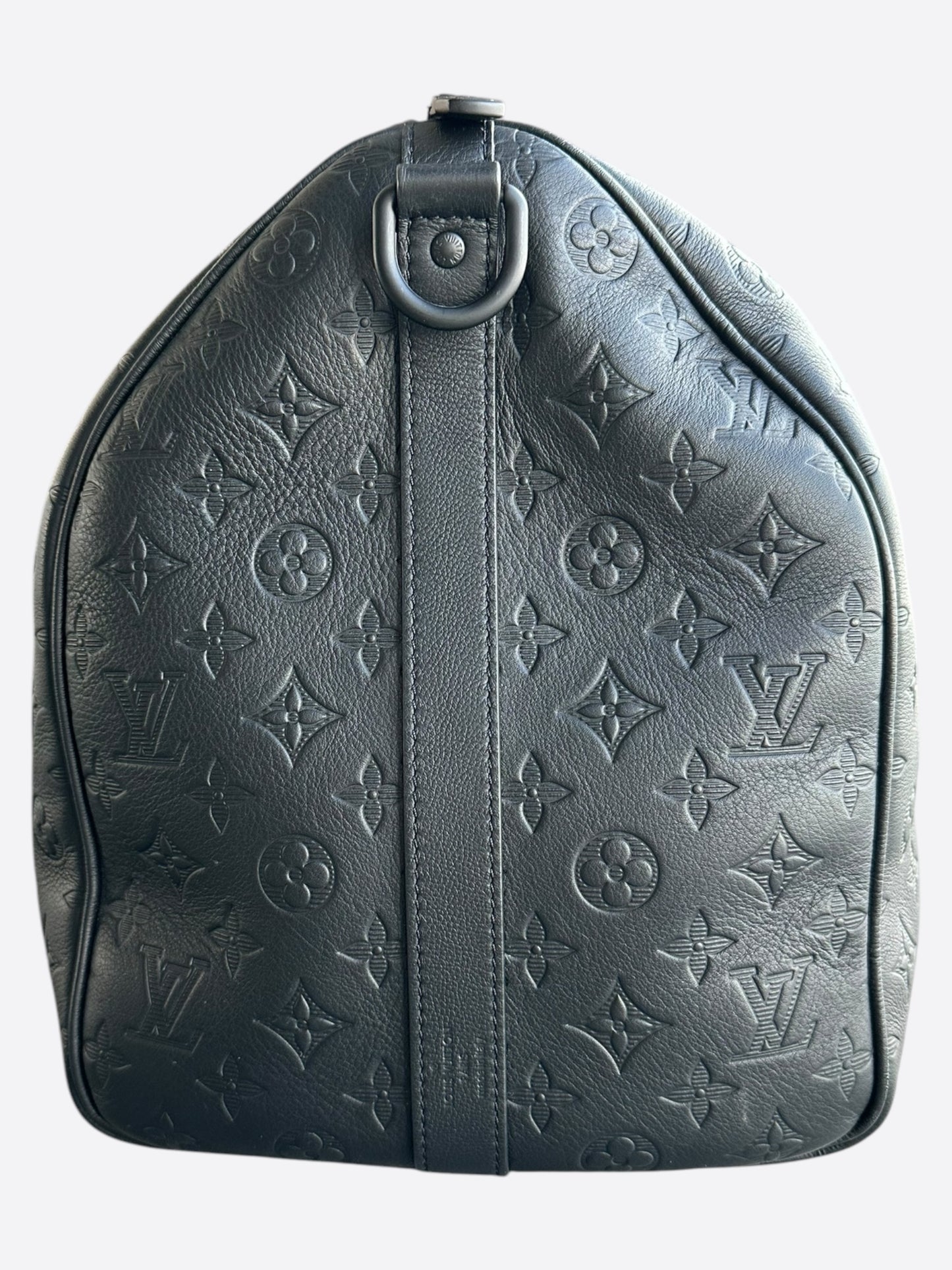 Louis Vuitton Black Monogram Shadow Keepall 50