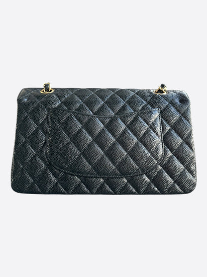 Chanel Black Caviar Quilted Medium Flap Bag