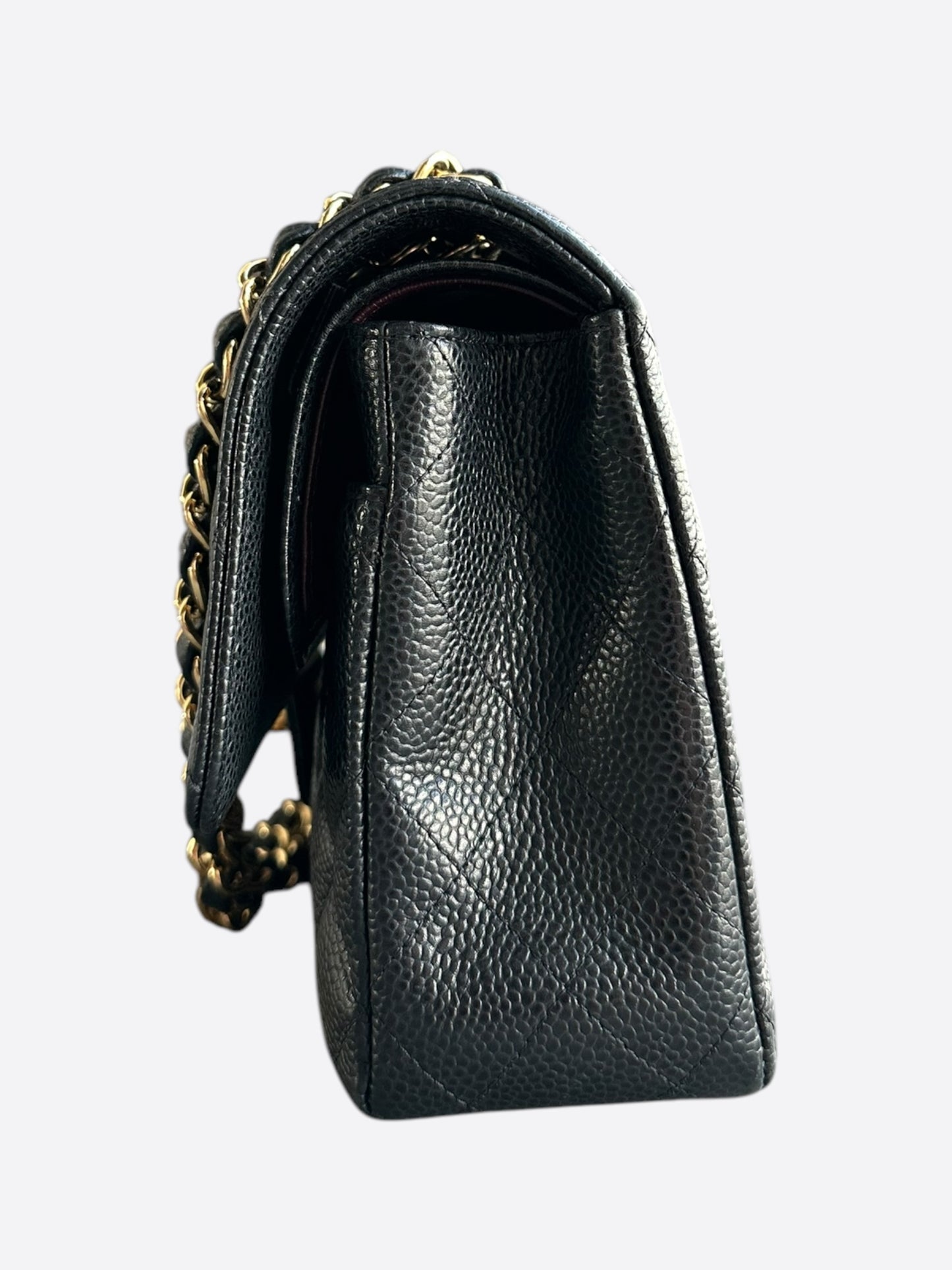 Chanel Black Caviar Quilted Medium Flap Bag