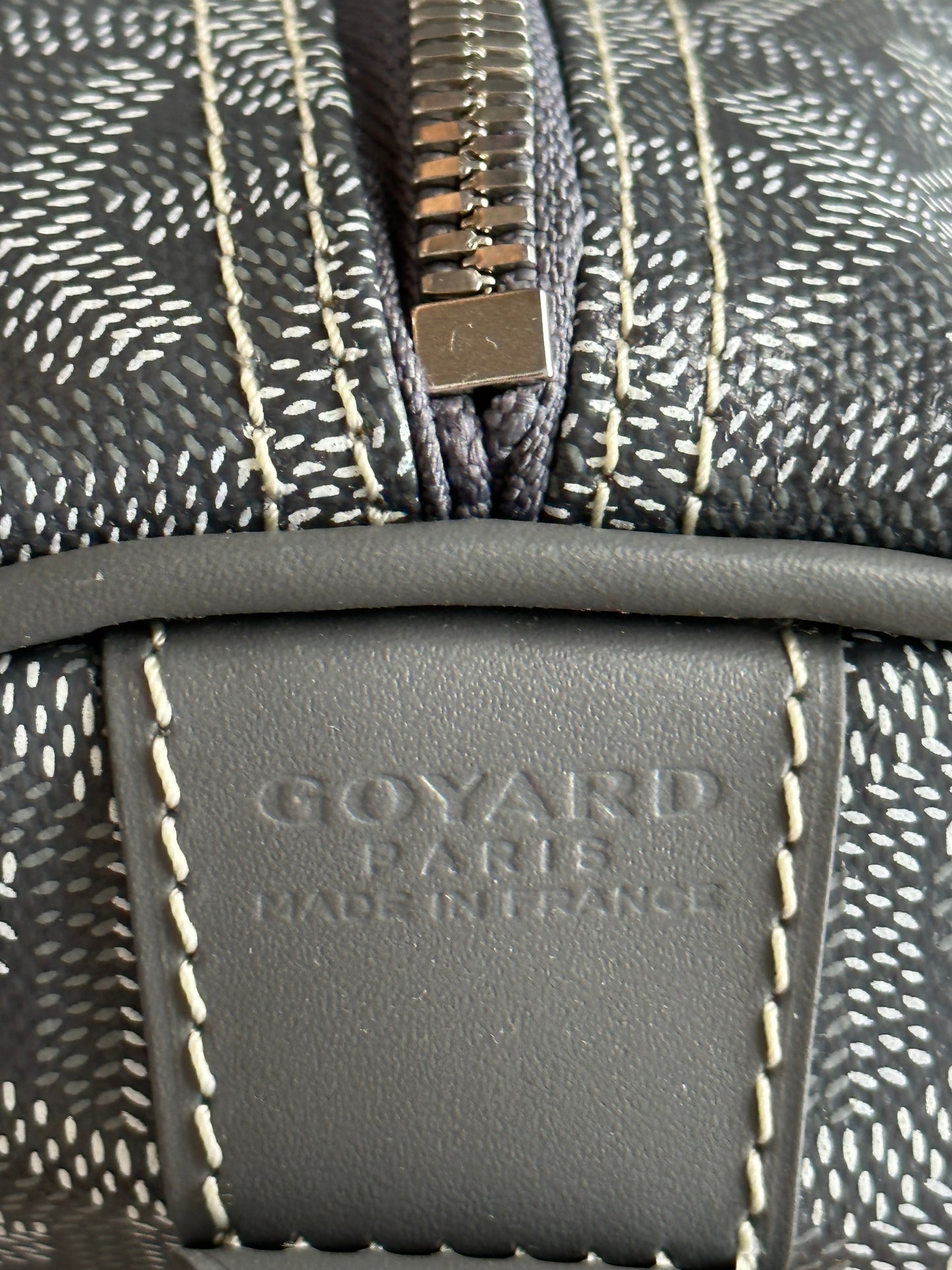 Goyard Grey Boston 50 Duffel Bag