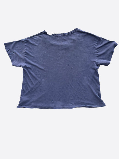 Enfants Riches Deprimes Faded Navy & White Classic Logo T-Shirt