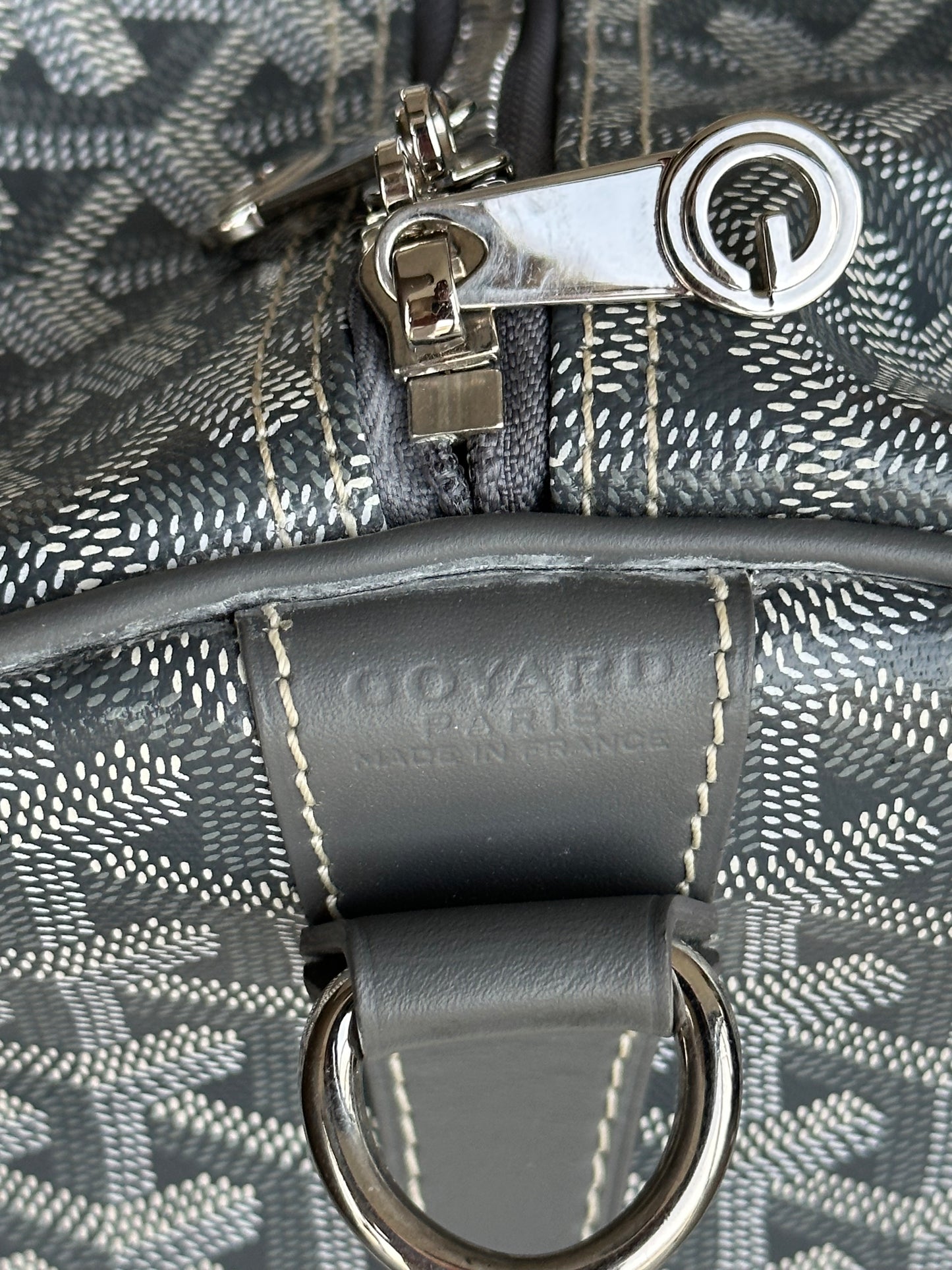 Goyard Grey Boston 50 Duffel Bag