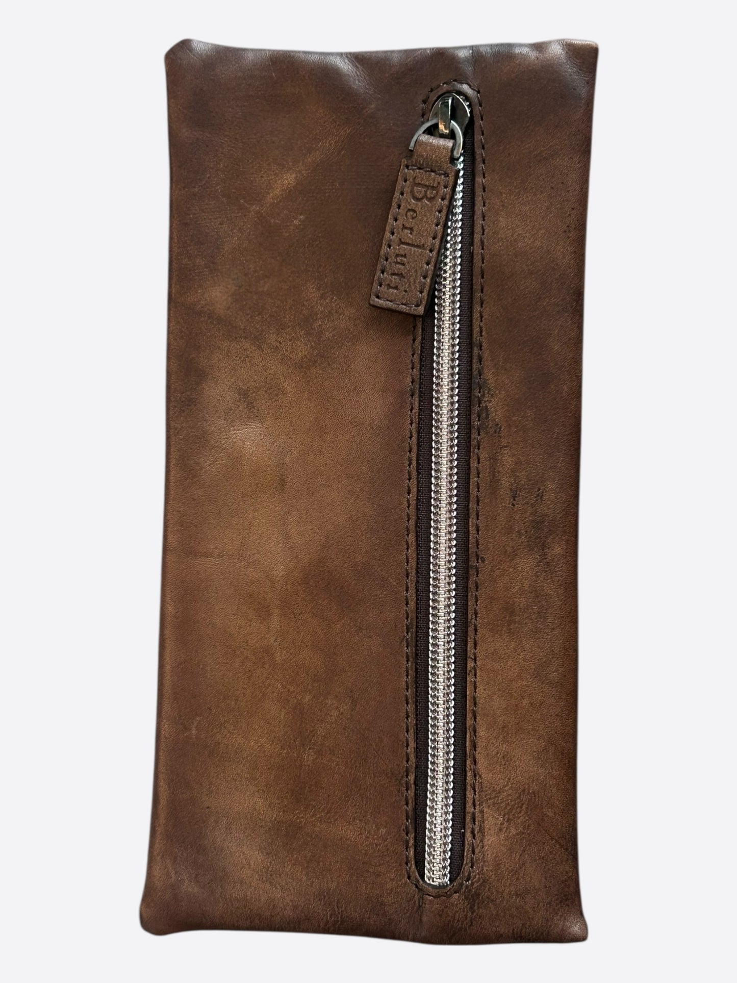 Berluti Brown Formula Rolling Suitcase