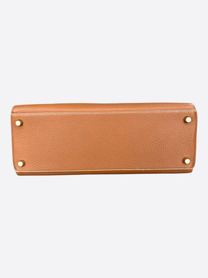 Hermes Gold Togo & Gold Hardware Kelly 28